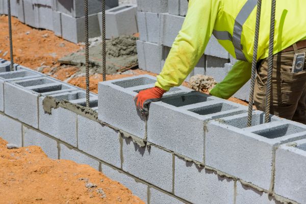 Concrete Blocks Installation in Sylvania
