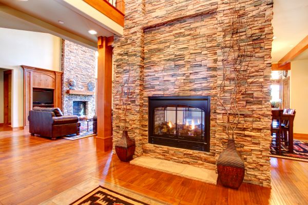 Stone Hearth Installation in Sylvania